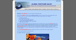 Desktop Screenshot of globalpostcardsales.com